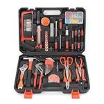 Small Household Mechanic Tool Set - 102 Piece Tool Box Set, Craftsman Basic Tool Kit, Car Tool Set, Mechanic Hand Tool Kit, Tool Kit for Home