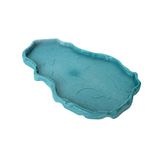 OMEM Luminous Reptile Food Plate, Large Water Dish,Terrarium Bowls, Tortoise Bowl (Sky Blue)