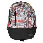 Marvel Comics Vintage Comic Pages Superhero Travel Laptop Backpack, Multicolored, Standard