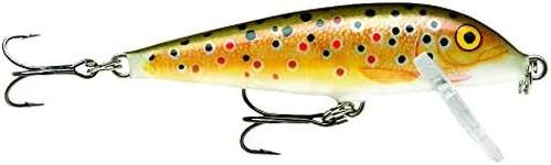 Rapala CountDown Lure with Two No. 7 Hooks, 1.5-2.4 m Swimming Depth, 7 cm Size, Brown Trout