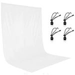 EMART 6x9ft Photography Backdrop Wh