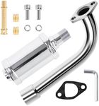 SOFO Exhaust Pipe Muffler Kit - For Predator 212 Exhaust, 212cc Exhaust, for Mini Bike Exhaust, Go Kart Exhaust, Coleman CT200U Exhaust.For Predator 212 Muffler, Predator 212 Performance Parts