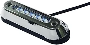 T-H Marine Stainless Steel Oval LED Underwater Light Blue