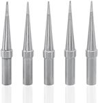 Bestgle 5 Pcs ET Series Soldering Iron Tips Set ETO Soldering Iron Tip Replacement Kits Solder Tips for Weller WE1010NA WES51 WES50 PES51 PES50 WEP70 EC1002 EC1201A