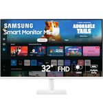 Samsung 27 inch M5 White FHD Smart Monitor with Smart TV Apps, Gaming Hub, Multiple Ports (LS27DM501ENXZA) [Canada Version] (2024)