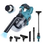 Cordless Vacuum for Makita 18V Battery, 5 in 1 Handheld Electric Vacuum Cleaner with 500W Powerful Motor, 46 CFM Portable Hand Vacuum with Filtration HEPA for Floor, Carpet, Car (No Battery)