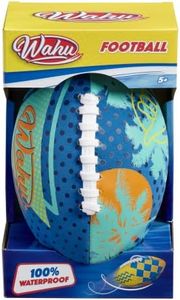 WAHU Football Blue - 100% Waterproof with Real Laces for Play in and Out of Water