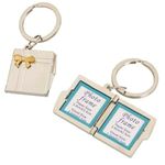 blinkNshop Book Shape Openable Photo Frame Metal Key Chain, Gift for Womens Day, Birthday, Valentines day, Anniversary Friends Boyfriend Girlfriend Husband Wife, Sister