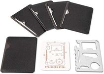 11 in 1 Tools For Men Beer Opener Survival Tool Credit Card Size Fits For Wallet Pocket (5Pack)