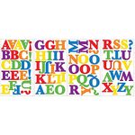 RoomMates RMK1253SCS Repositionable Childrens Wall Stickers - Primary Letters, Multicolor, 1.0 in*11.5 in*5.0 in