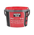 Ultra Tile ProSuper Grip Ready Mixed Wall Adhesive High Grab Showerproof Acrylic Wall Tile Adhesive 15KG