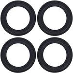 Fielect 4 Inch Speaker Foam Edge Surround Rings Replacement Parts for Speaker Repair or DIY 4pcs