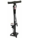 Dunlop 1 Bomba Vertical Manometro Floor Pump with Pressure Gauge, Black, 61 cm