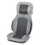 Beurer MG320 3-in-1 Shiatsu Seat Cover - Full Body Massage With 4 3D Heads, Spot and Air Pressure - Infrared Light and Heat Function - Machine Washable