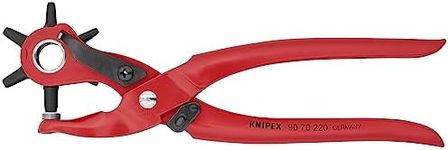 KNIPEX 90 70 220 Revolving Leather Hole Punch Pliers Tool