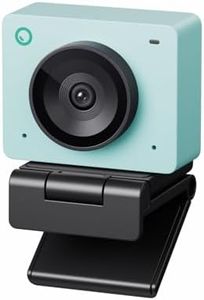 OBSBOT Meet SE 1080P@100 FPS Webcam for PC with 1/2.8" Sensor, AI Framing & Autofocus, Beauty Mode, Lightweight, Gesture Control, Staggered HDR, Web Cam for Streaming, Meeting, Gaming. (Aurora Green)