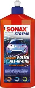 SONAX XTREME Ceramic Polish All-in-One (500 ml) per auto elimina i graffi su vernici opache, resistenti alle intemperie e non curate, art. 02472000