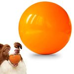 DLDER Dog Ball Toys Indestructible,Solid Rubber Dog Ball,Durable Bouncy Ball for Dogs Aggressive Chewers,100% Safe & Non-Toxic,Floating Dog Chew Ball for Medium&Large Dogs to Training,Play and Fetch.