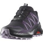 Salomon Women's Speedcross Peak Hiking Shoe, Black/Nightshade/Orchid Petal, 8.5