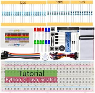 FREENOVE Basic Starter Kit for Raspberry Pi 4 B 3 B+ 400, 227-Page Detailed Tutorial, Python C Java Scratch Code, 146 Items, 41 Projects
