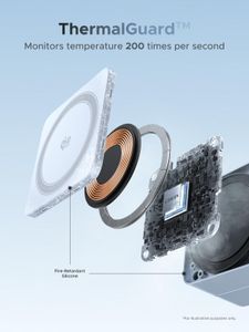 UGREEN 25W MagFlow 2-in-1 MagSafe Wireless Charger Stand – Qi2 Certified, iPhone & AirPods Compatible