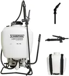 Chapin 60114 Made in USA 4-Gallon Backpack Sprayer with 3-Stage Filtration System Pump Pressured Sprayer, for Spraying Plants, Garden Watering, Lawns, Weeds and Pests, Translucent White