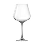 LUCARIS Crystal Burgundy Crystal Wine Glass Set, 910ml, Set of 6, Transparent