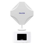 Falcon EVO MOBILE, Mobile Broadband Internet, 5G Ready MiMo Window Antenna for Motorhomes and Caravans with 150Mbps (4G) Router