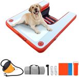 Inflatable Dog raft ramp, Water Sports Floating Platform, Swimming Pool Floating Ladder, Boat Dock ramp Ladder, Water Dog Ladder
