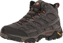 Merrell Men's, Moab 2 Mid Waterproof Hiking Boots - Wide Width Beluga 8 W