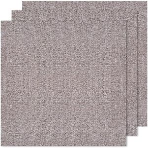 KKBMQ 32 pieces of carpet 20x20 inch square carpet tiles, reusable, non slip, seamless tiles, suitable for indoor and outdoor use in bedrooms, living rooms, offices, etc., easy to DIY( camel color-09)