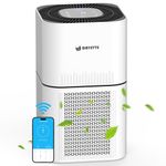 DAYETTE Smart Wifi Air Purifiers for Home Large Room Bedroom Up to 120 m², HEPA Air Filter with Real Time Air Quality Sensor, Removes Pollen Allergies Dust Odor, AP302