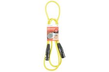 Chord Premium XLR Male - XLR Female Cable Microphone Cable Yellow - 1.5M