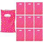 Propsicle Birthday Return Gift Bags For Kids Pink Party Favours Girl Foil Goodie Bags Cover - Pack of 10