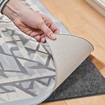 8x10 Ft Area Non Slip Rug Pad,1/8” Thick Dual Surface Felt and Rubber Backing Carpet Pads, Non-Slip Rug Pads for All Floors,Hardwood Floors Protection, Keeps Carpets in Place Soft and Safe (2.4x3m)