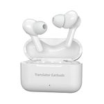 Xupurtlk Language Translator Earbuds Support 71 Languages & 56 Accents, 0.5s Real-Time Translation, for Music and Calls, Wireless Translator Device