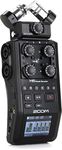 Zoom H6 All Black (2020 Version) 6-Track Portable Recorder, Stereo Microphones, 4 XLR/TRS Inputs, SD Card, USB Audio Interface, Battery Powered (Podcasting and Music)