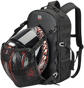 KEMIMOTO Motorcycle Helmet Backpack, 20L Storage Bag with Expandable Hidden Net for Full Face Helmet, Riding & Daily Commute Gift for Men