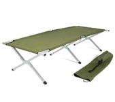 Kytaste Aluminium Folding Single Bed, Folding Camping Cot, Outdoor Portable Camp Bed, Sleeping Cots with Carry Bag for Adults Hiking Traveling, (Pack of 1)