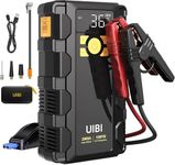 UIBI X5 Car Jump Starter with Air Compressor, 2000A Car Battery Jump Starter with 150PSI Tire Inflator Portable, Battery Jumper Starter, Jump Box for 8.0L Gas or 6.0L Diesel Vehicles.