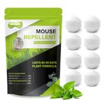 Nehaii Mouse Repellent, Rat Repellent Outdoor, Rodent Repellent,Mice Repellent Indoor, Peppermint Oil Rat Repellent, Peppermint Oil Mouse Repellent,Mouse Deterrent,Quickest Way to Get Rid of Mice-8pcs