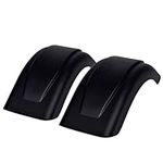 vidaXL 2-Pack Trailer Mudguards - 170x580mm Black ABS Fenders for Car Vehicle Wheel Protection, Lightweight & Durable, Easy Mount