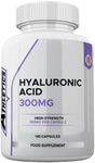 Hyaluronic Acid Capsules 300mg - 180 Capsules 6 Months Supply - Triple Strength Hyaluronic Acid Supplement - Hyaluronic Acid Tablets