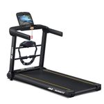 91-Durafit Surge Multifunction 5 HP Peak BLDC Motorized Treadmill | 25 Level Auto Incline | Max User Weight 140 Kg| Home Cardio | Max Speed 16 Km/Hr | Blutooth Speaker | Wynd app |Home use