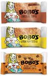 Bobo's Oat Bars, Variety Sampler Flavors, 3 oz Bar, 3 Chocolate Chip, 3 Lemon Poppyseed, 3 Peanut Butter Chocolate Chip, Gluten Free Whole Grain Snack and Breakfast Bar, 9 Pack