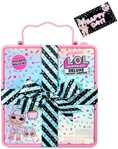 LOL Surprise Deluxe Present Surprise with Limited Edition Doll, and Pet, Pink - Adorable Fashion Doll and Colorful Doll Accessories in Giftable Packaging - Birthday Present for Girls Age 4-15 Years