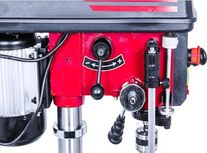 LUMBER JACK Pillar Drill Press – Variable Speed, 16mm Chuck, LED Display, 550W, Cast Iron Table, Laser & Worklight