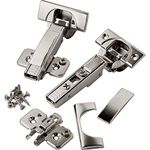 Full Overlay Blum 110 deg Soft-Close BLUMotion Clip Top Frameless Hinges, Pair by Blum