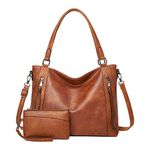 Hobo Bags for Women Pu Leather Purses Handbags Crossbody Bags Tote Fashion Hobo Every Day Bags for Women with Clutch