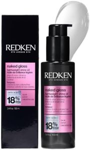 Redken Naked Gloss Lightweight Hair Serum, 100 ml | Provides Heat Protection, Controls Frizz & Adds Shine | For All Hair Types | For Men & Women